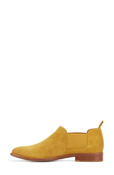 Shop G.h. Bass & Co. Brooke Chelsea Bootie In Mustard Suede