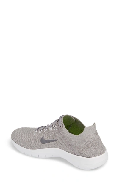 Shop Nike Free Tr Flyknit 2 Training Shoe In Atmosphere Grey/ Smoke