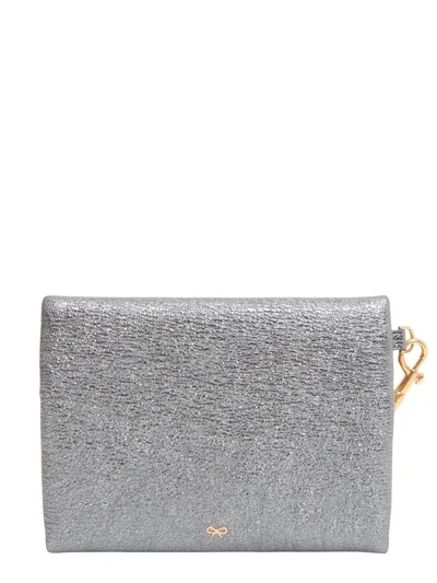 Shop Anya Hindmarch Eyes Circulus Small Clutch In Grigio