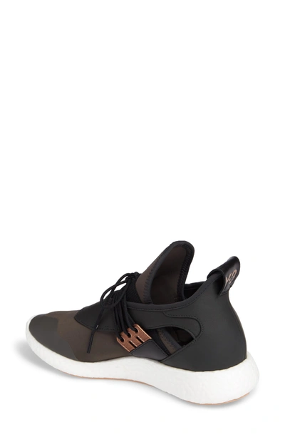 Shop Y-3 Elle Run Sneaker In Black Olive/ Copper Metallic