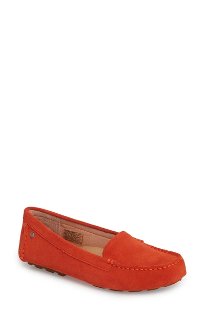 Ugg Milana Loafer In Red Orange Suede | ModeSens
