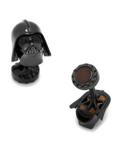Shop Cufflinks, Inc 3d Star Wars Darth Vader Cuff Links In Silver