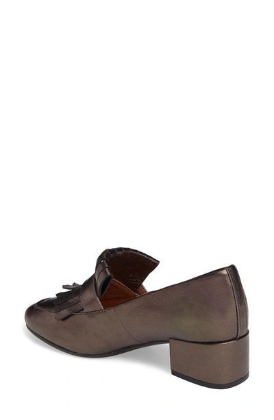 Shop Gentle Souls Ethan Pump In Pewter Leather