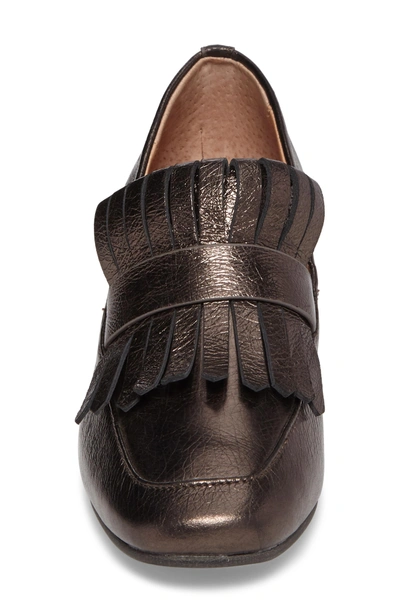 Shop Gentle Souls Ethan Pump In Pewter Leather