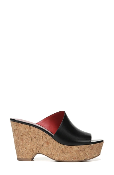 Shop Diane Von Furstenberg Bonnie Wedge Slide Sandal In Black