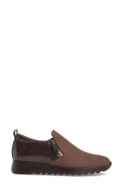 Shop Munro Kit Loafer In Brown Nubuck