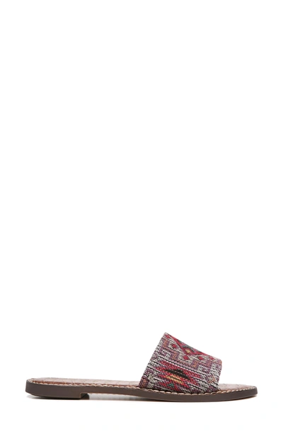 Shop Sam Edelman Gio Slide Sandal In Red Multi Print
