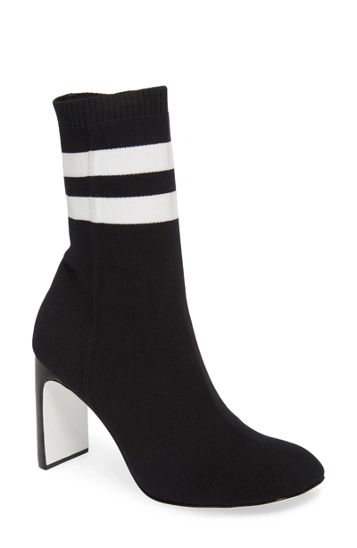 Shop Rag & Bone Ellis Sock Bootie In Black/ White