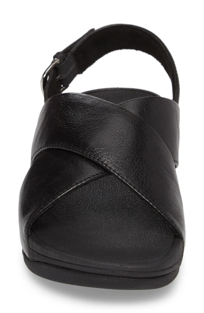 Shop Fitflop Lulu Crisscross Sandal In Black