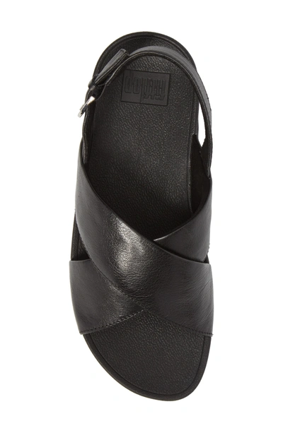 Shop Fitflop Lulu Crisscross Sandal In Black