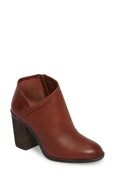 Shop Lucky Brand Salza Bootie In Rye Leather