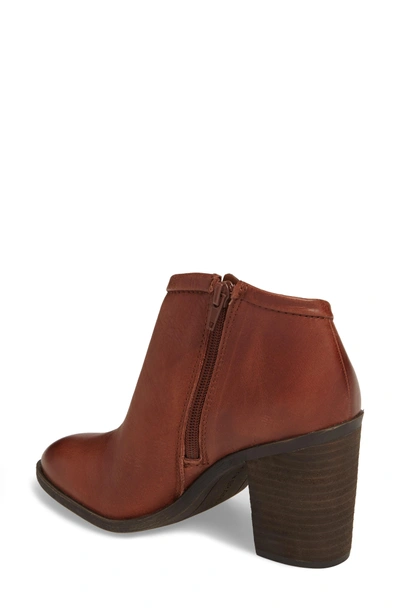 Shop Lucky Brand Salza Bootie In Rye Leather