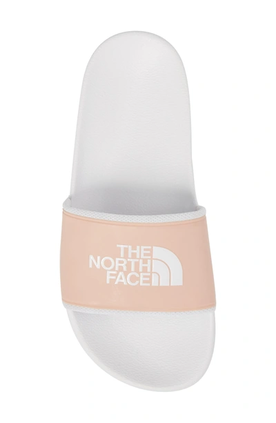 Shop The North Face Base Camp Ii Slide Sandal In White/ Evening Sand Pink