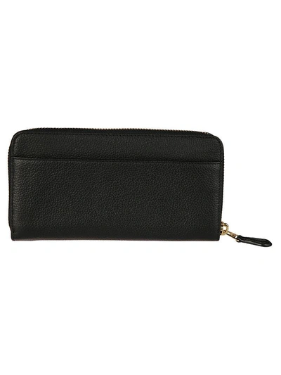 Shop Coach Zip Around Wallet In Black