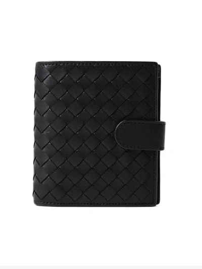 Shop Bottega Veneta Mini Wallet In Nero