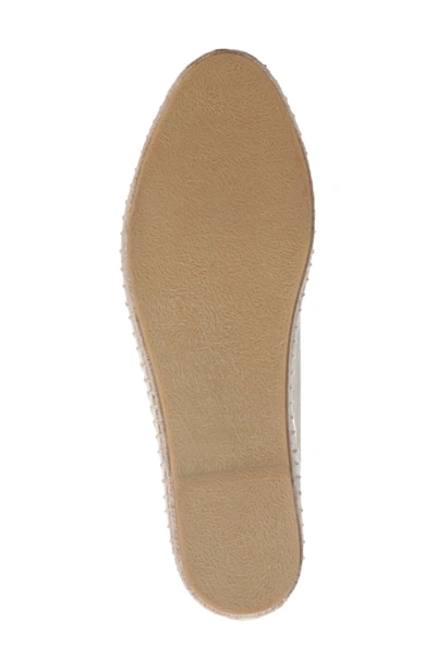 Shop Vince Daria Espadrille Loafer In White Leather