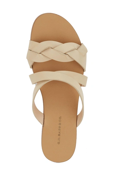 Shop G.h. Bass & Co. Scarlett Slide Sandal In Cream Leather