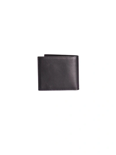 Shop Saint Laurent Ysl Shield Patch Wallet In Black