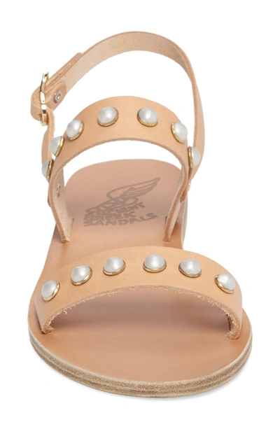 Shop Ancient Greek Sandals Clio Sandal In Natural Vachetta