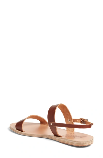 Shop Ancient Greek Sandals Clio Slingback Sandal In Cotto/ Brown