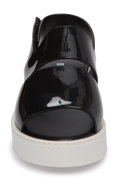 Shop Melissa Soho Platform Sandal In Black/ White