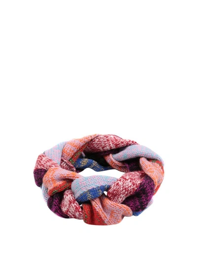 Shop Gucci Wool And Lurex Headband In Multicolor