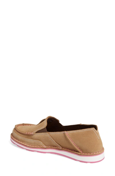 Shop Ariat Cruiser Slip-on Loafer In Dirty Taupe Suede