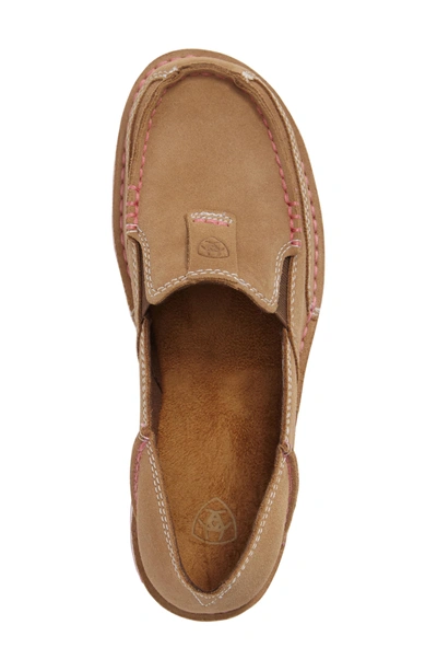 Shop Ariat Cruiser Slip-on Loafer In Dirty Taupe Suede