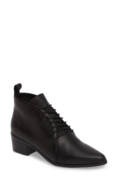 Shop Grey City Waverly Lace-up Bootie In Black