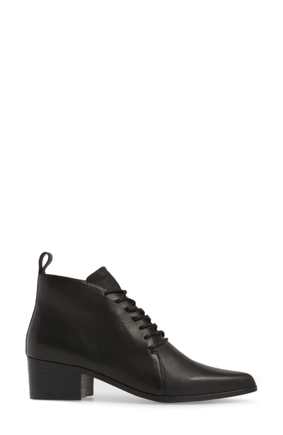 Shop Grey City Waverly Lace-up Bootie In Black