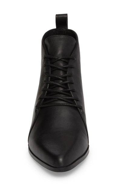 Shop Grey City Waverly Lace-up Bootie In Black