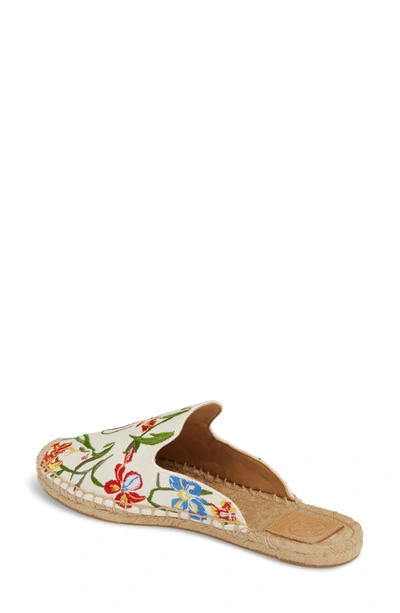 Shop Tory Burch Espadrille Mule In New Ivory