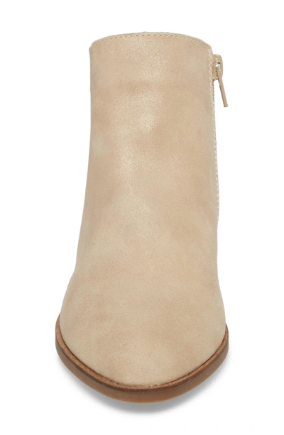 Shop Lucky Brand Jakeela Bootie In Travertine Leather