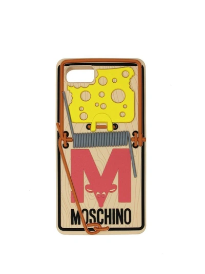 Shop Moschino I-phone 7 Cover In Multicolor