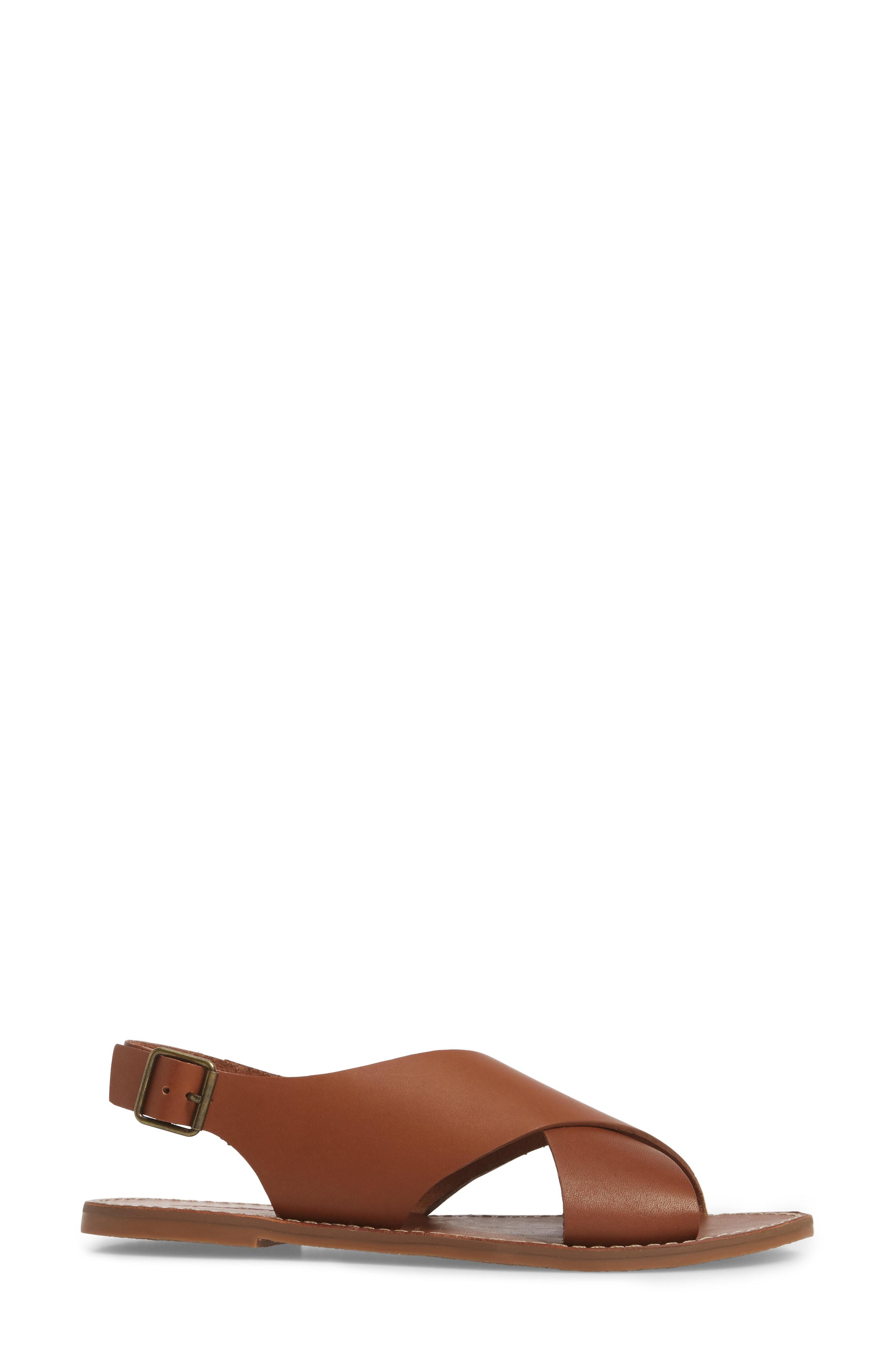 madewell boardwalk crossover sandal