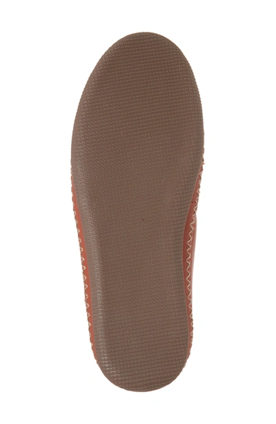 Ugg Elodie Flat In Vibrant Coral Leather ModeSens