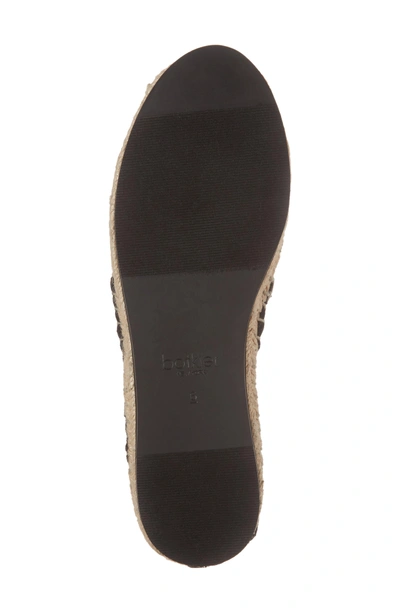 Shop Botkier Sara Espadrille Platform Loafer In Black Mesh Fabric