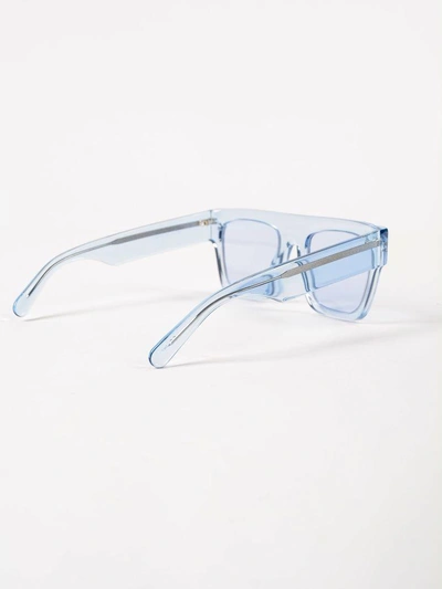 Shop Stella Mccartney Square Frame Sunglasses In Light Blue