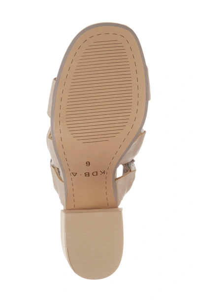 Shop Kelsi Dagger Brooklyn Monaco Block Heel Sandal In Bone/ Multi