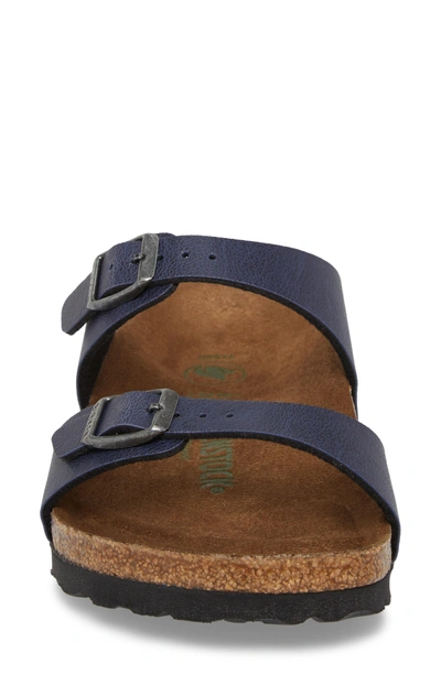 Shop Birkenstock 'sydney' Sandal In Navy Leather