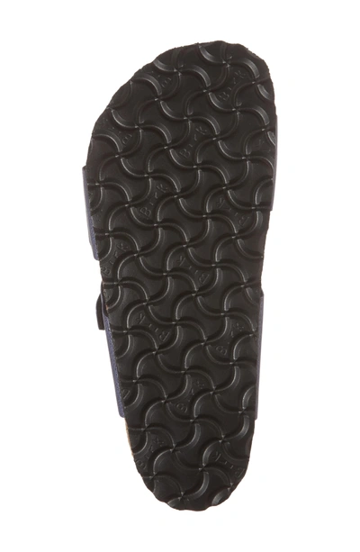 Shop Birkenstock 'sydney' Sandal In Navy Leather