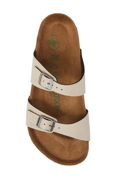 Shop Birkenstock 'sydney' Sandal In Stone Leather