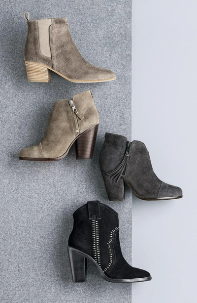 Shop Rag & Bone Margot Bootie In Black Waxed Suede