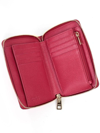 Shop Furla Wallet In Red