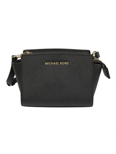 Michael Kors Mini Selma Shoulder Bag In 001black | ModeSens