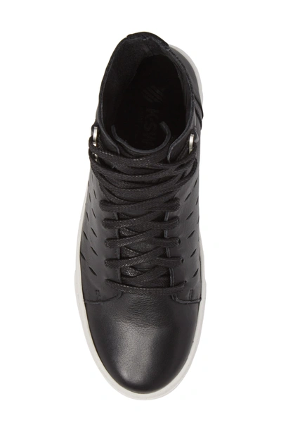 Shop K-swiss Modern High Top Sneaker In Black/ Off White