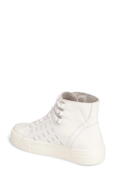 Shop K-swiss Modern High Top Sneaker In White/ Off White