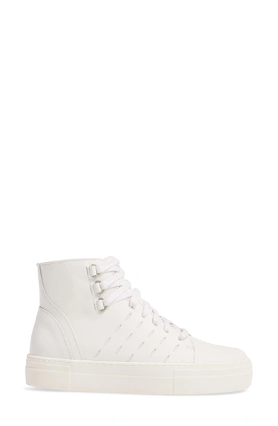 Shop K-swiss Modern High Top Sneaker In White/ Off White