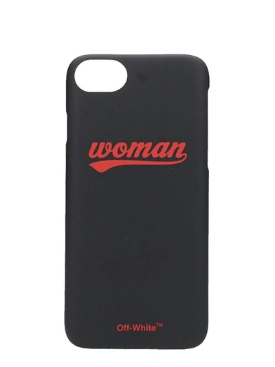 Shop Off-white Woman Iphone 7 Plus Case In Black