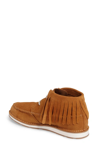 Shop Ariat Cruiser Fringe Chukka Boot In Harvest Suede